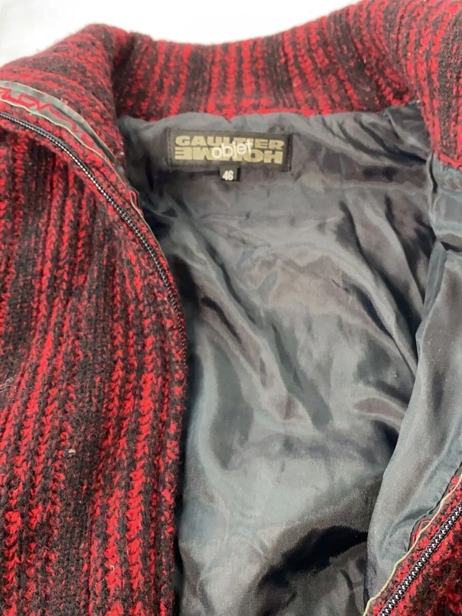 Jean Paul Gaultier Stitch Knit Full Zip Wool Sweater Size US S / EU 44-46 / 1 - 3 Thumbnail