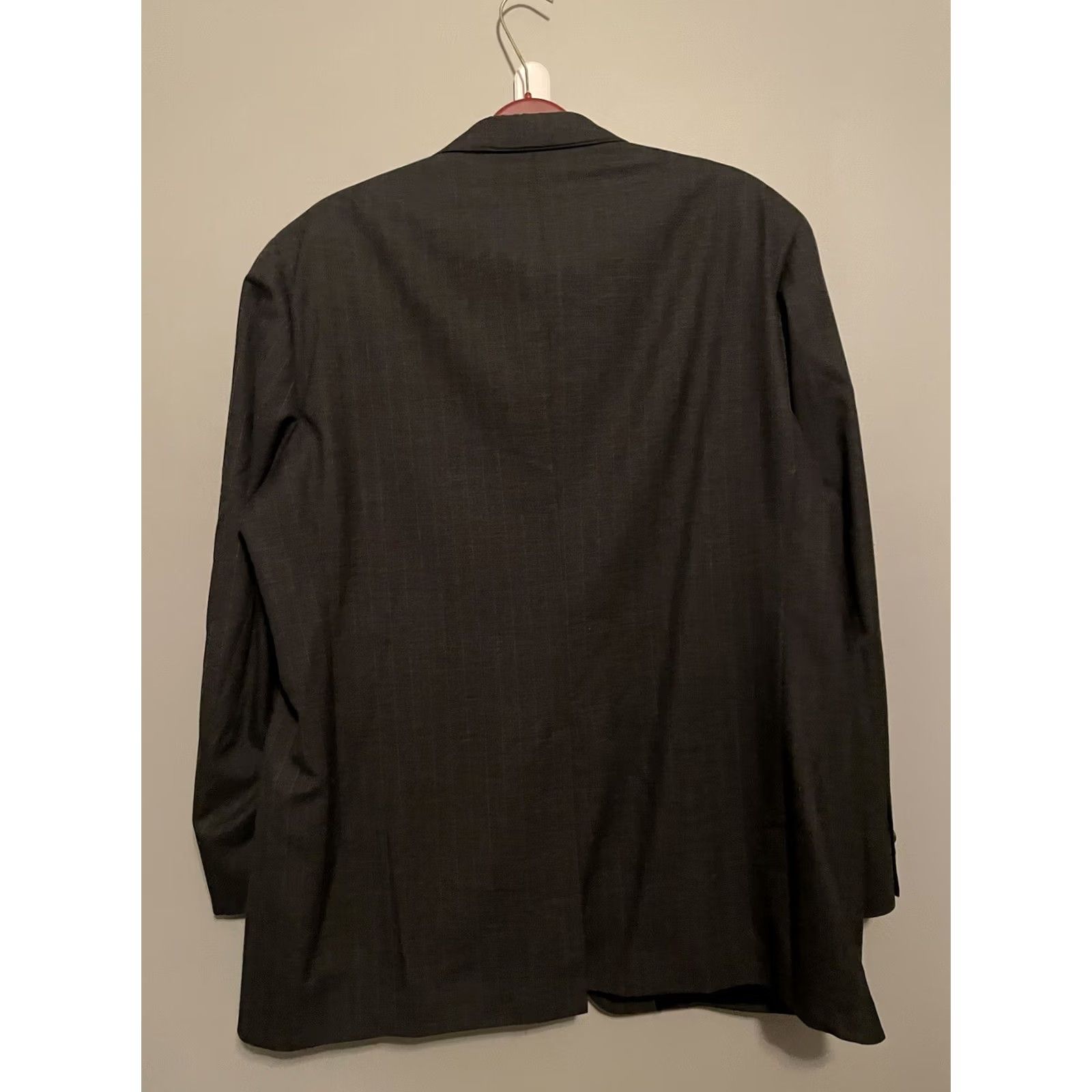 Brooks Brothers VINTAGE Brooks Brothers Blazer Black Pinstripe Single-Breasted 2-Button Notch Lapel Wool Size 48 Long Mens US-made Size 48R - 7 Thumbnail