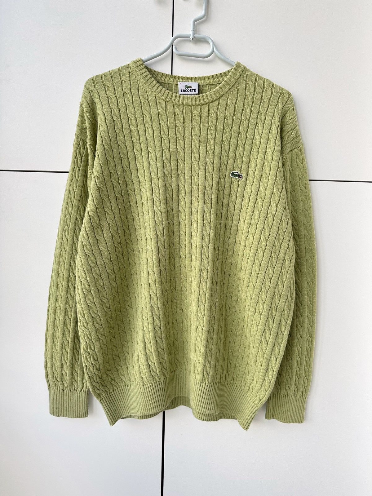 Lacoste × Vintage RARE Vintage 90’s Lacoste Sweater Y2k Size US XL / EU 56 / 4 - 1 Thumbnail