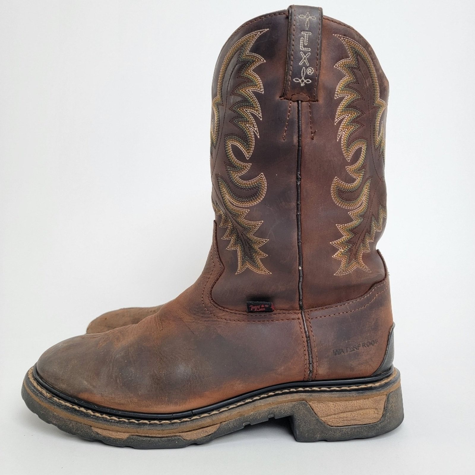 Tony Lama Tony Lama TLX Waterproof Western Cowboy Work Boot - 11D Size US 11 / EU 44 - 2 Thumbnail
