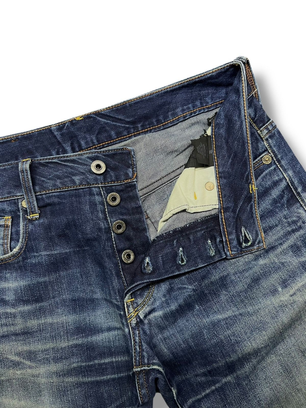 G-Star Vintage G-Star Raw - Faded Wash, Distressed Denim Size US 31 - 10 Thumbnail