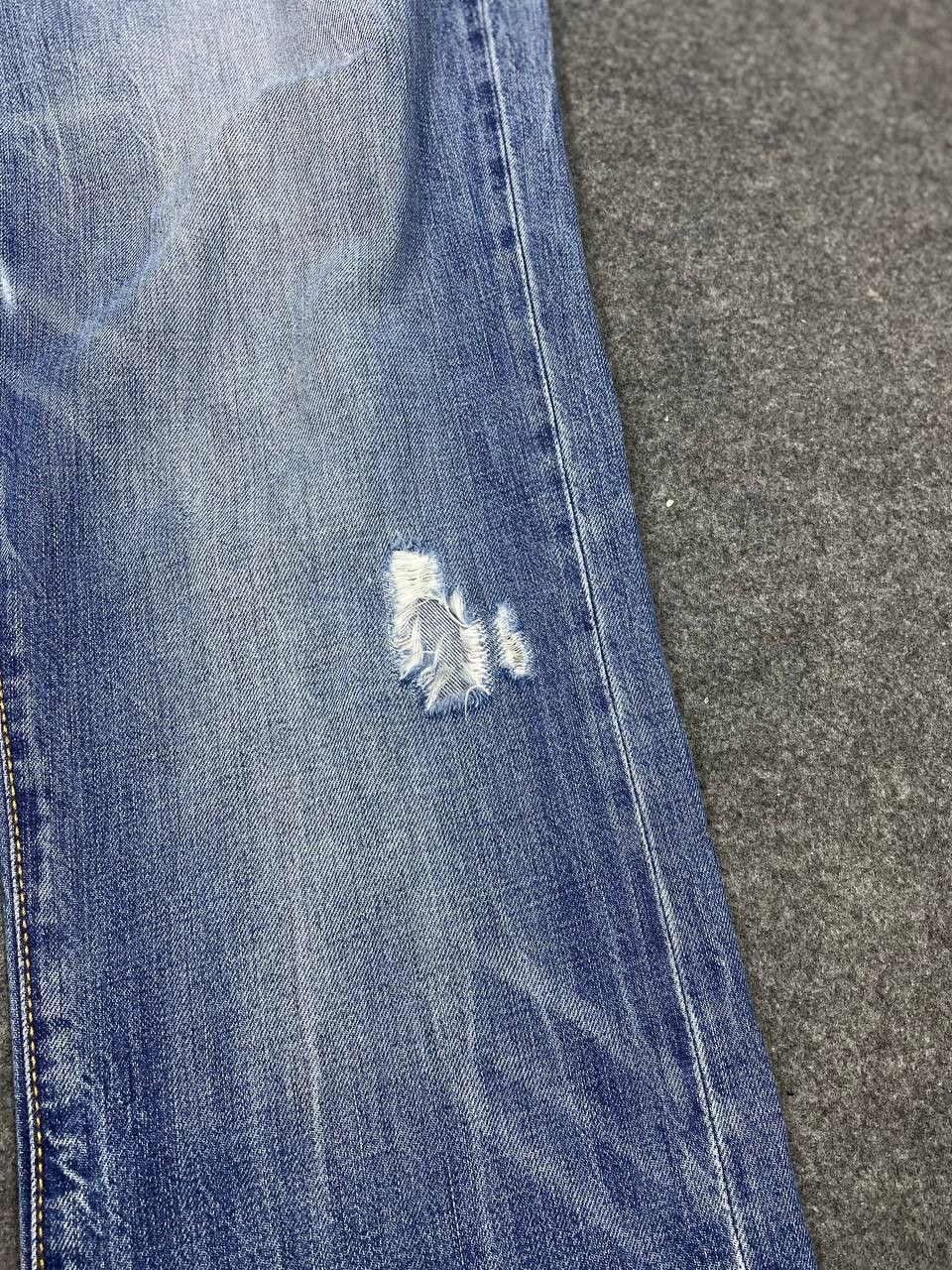 Bershka bershka distressed denim selvedgeon pocket nice design Size US 38 / EU 54 - 13 Thumbnail