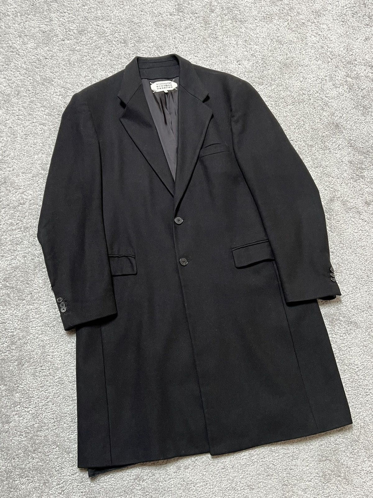 Maison Margiela Vintage Maison Margiela Black Wool Coat Size L Size US L / EU 52-54 / 3 - 6 Thumbnail