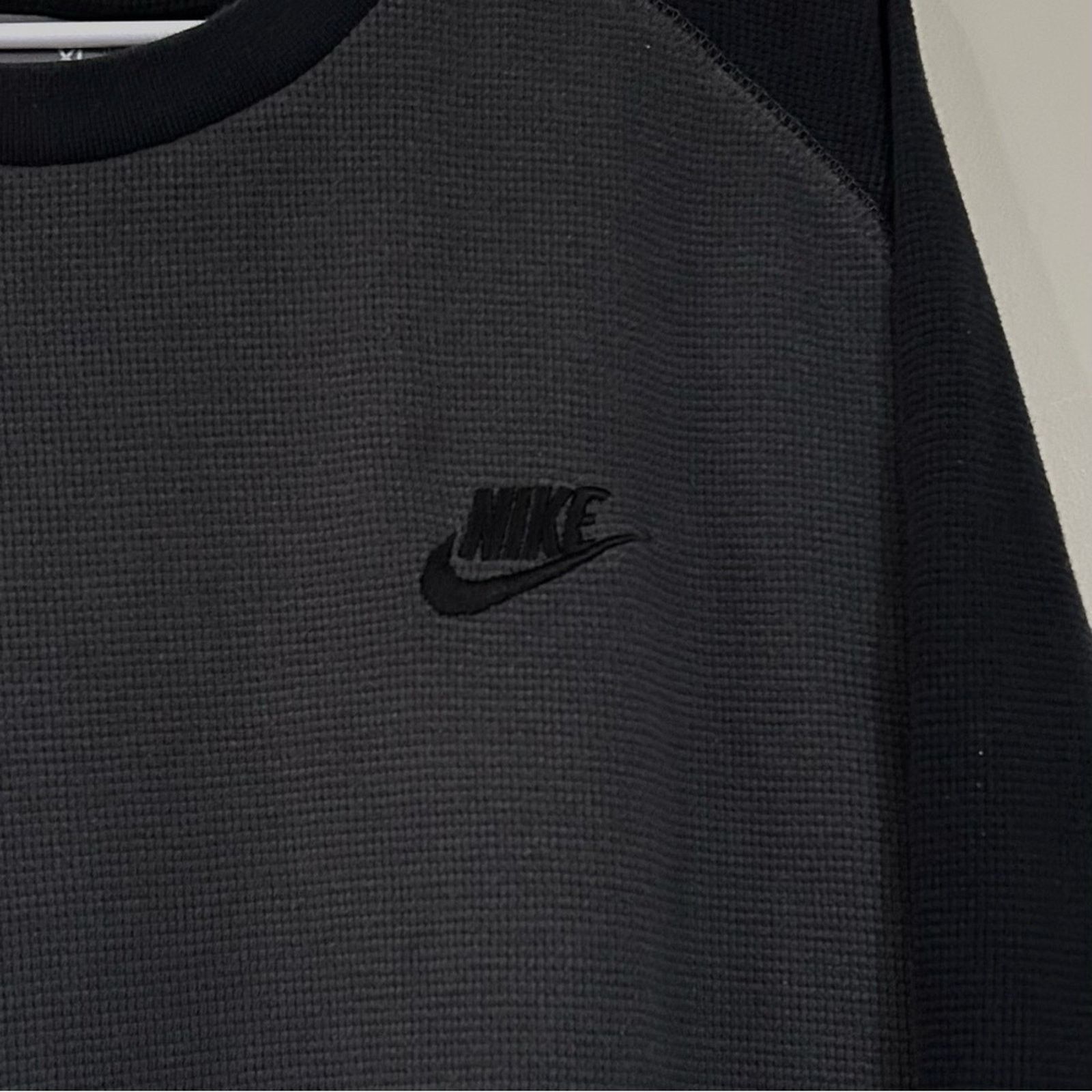 Nike Vintage Nike Waffle Thermal Long Sleeve Shirt Size US XL / EU 56 / 4 - 2 Thumbnail