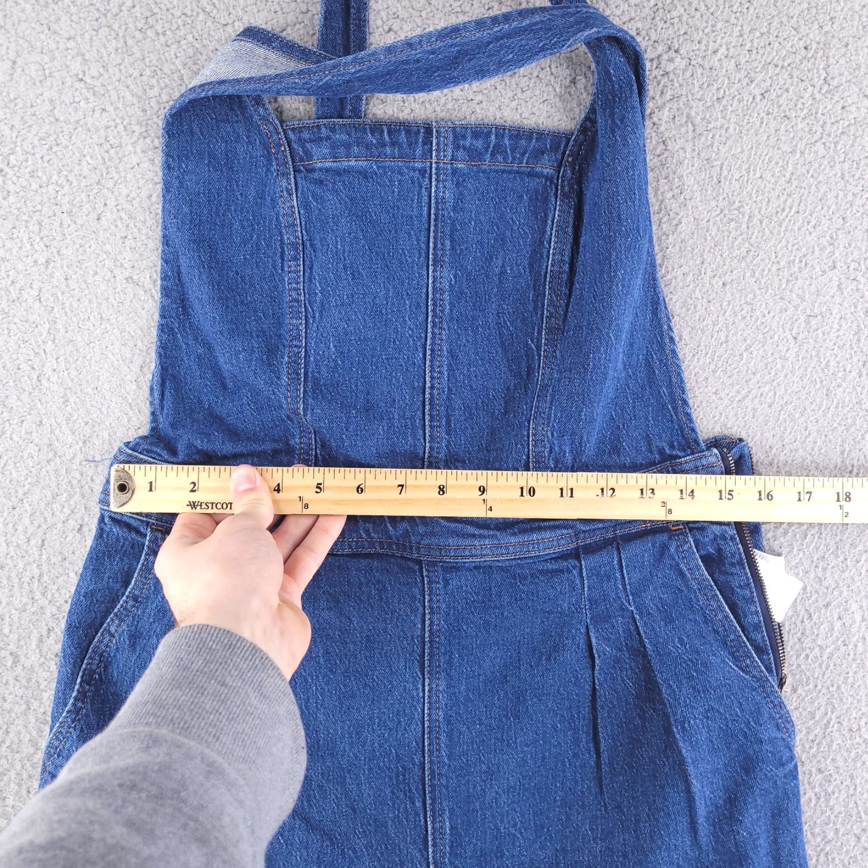 Madewell Madewell Overalls Womens 8 Blue Stretch Denim Jean Size 30" / US 8 / IT 44 - 4 Thumbnail