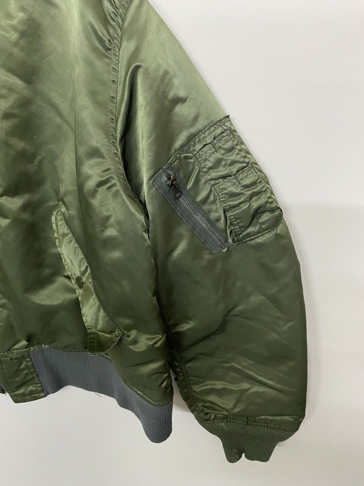 Vintage Corinth Mfg MA-1 Vintage Flight Reversible Bomber Jacket Size US L / EU 52-54 / 3 - 2 Thumbnail