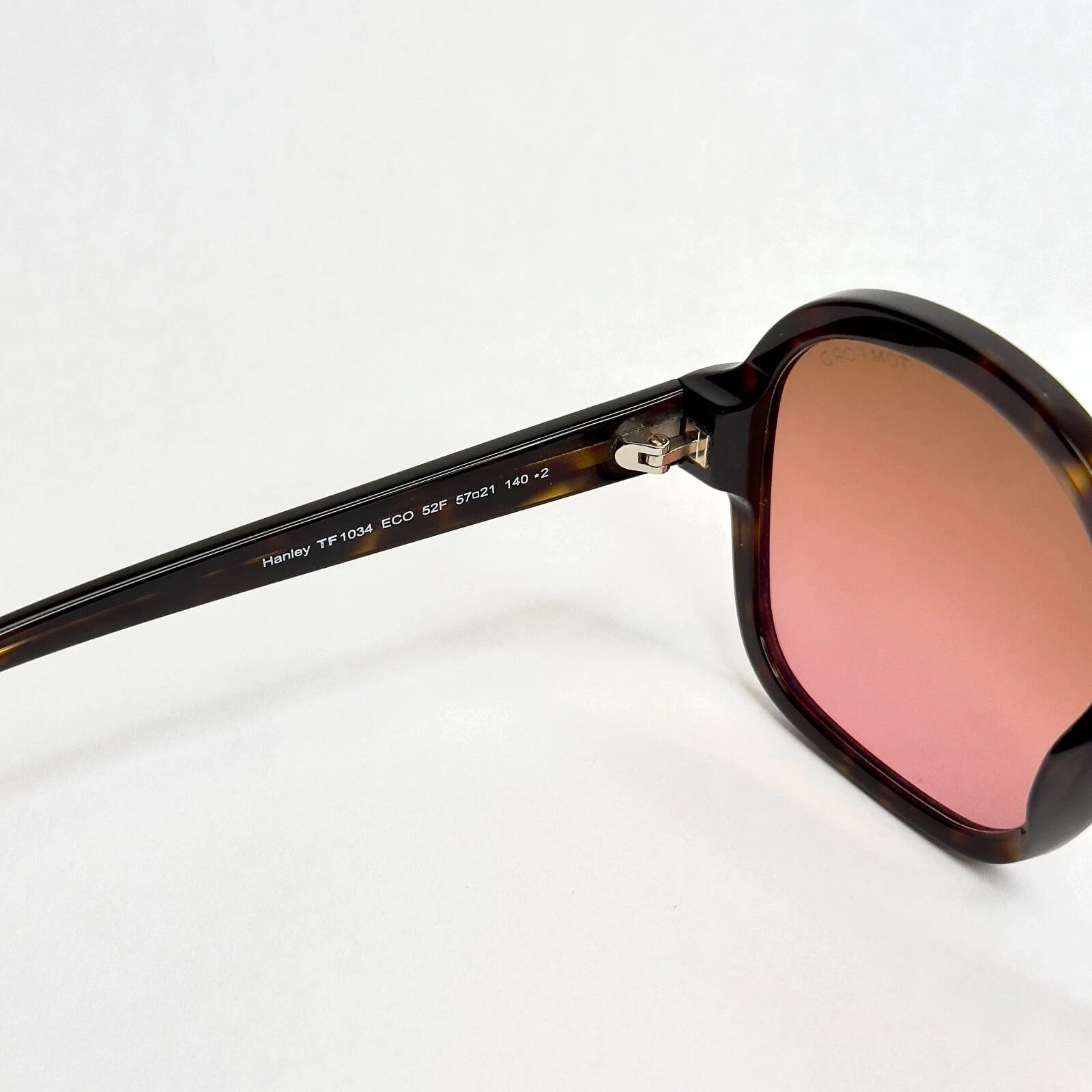 Tom Ford TOM FORD HANLEY TF1034 52F Brown Havana Pink Sunglasses 1034 Size ONE SIZE - 2 Thumbnail