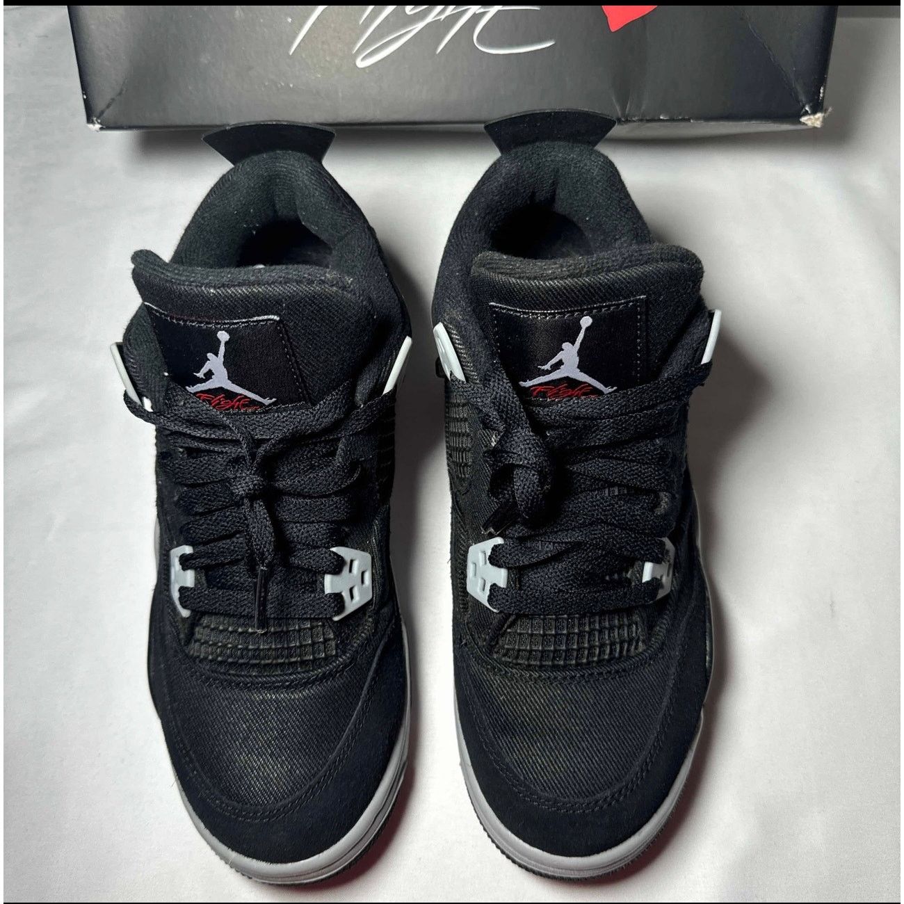 Jordan Brand × Nike Size 6 - Air Jordan 4 Retro SE GS Black Canvas Men's Shoes Size US 6 / EU 39 - 4 Thumbnail