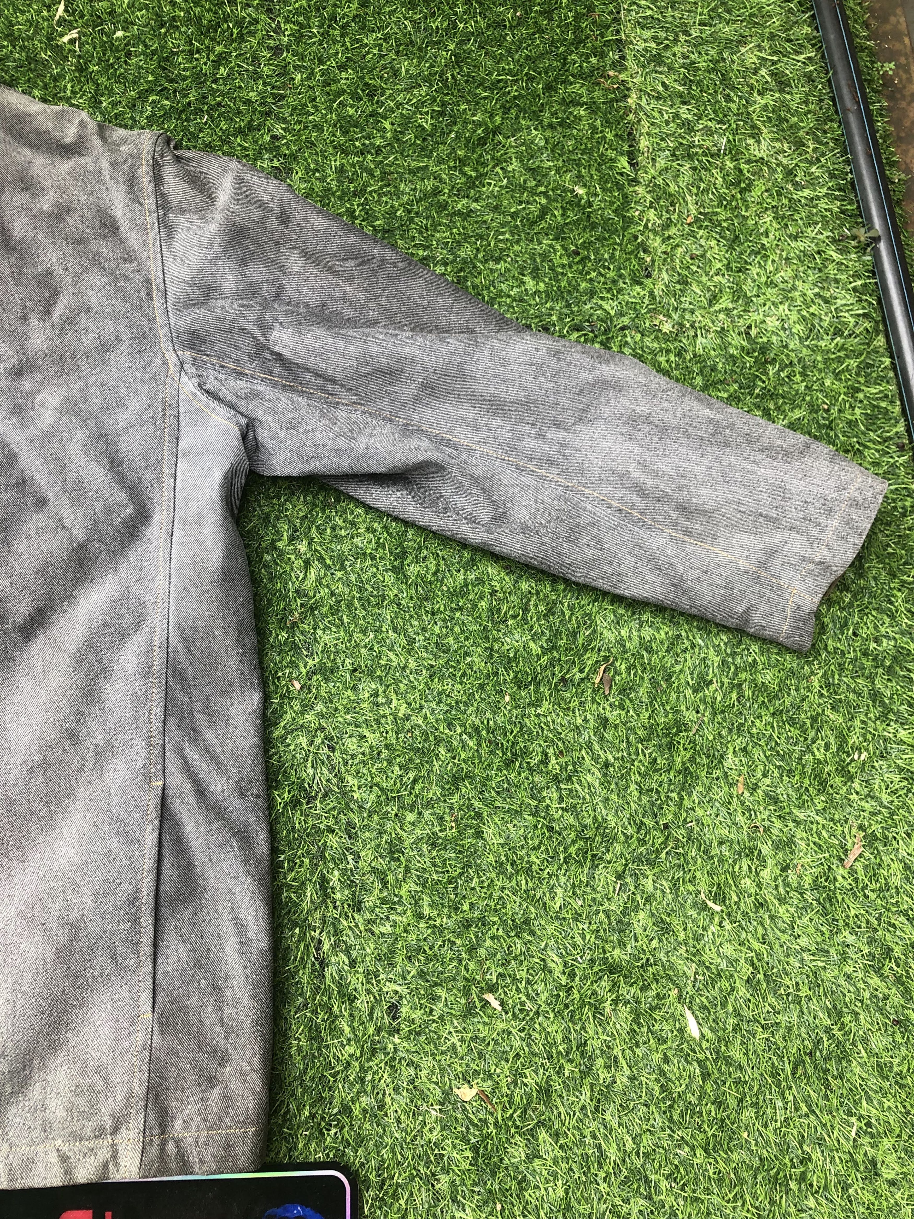 Yohji Yamamoto Denim Jacket AAR Yohji Design Studio (J041) Size US XL / EU 56 / 4 - 3 Thumbnail