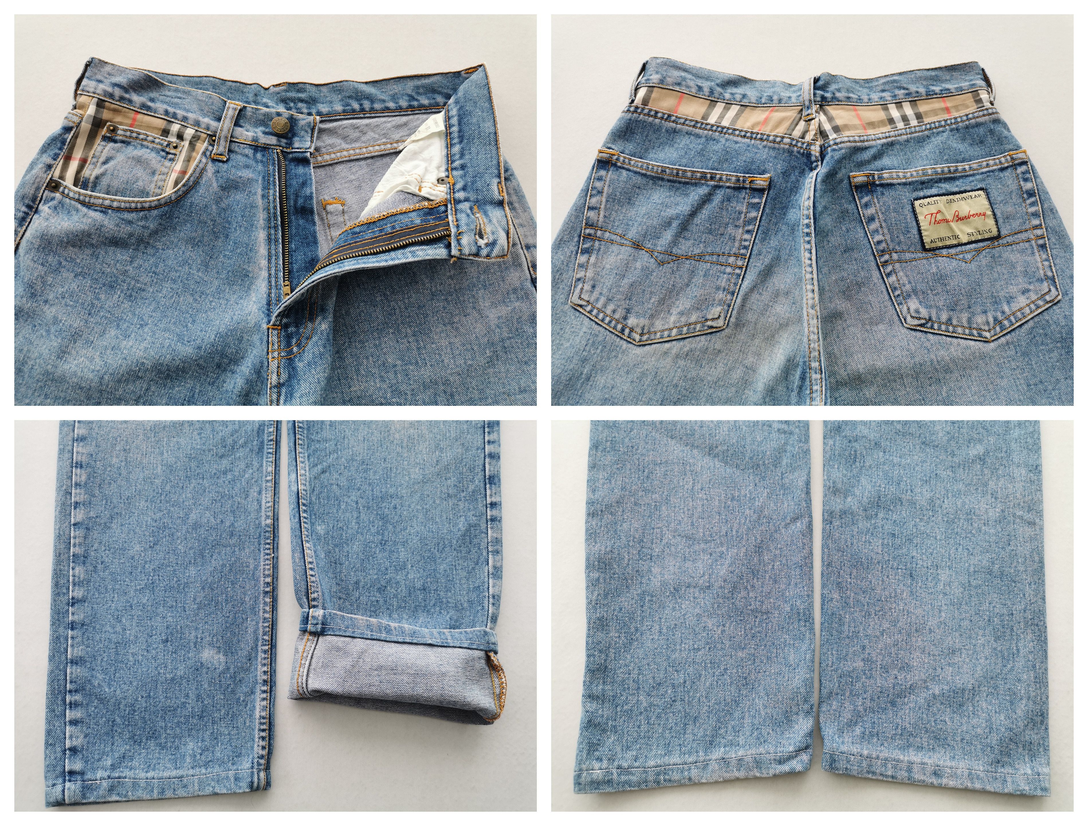 Burberry Vintage 90's Burberry Made In Italy Denim Jeans Size 28 Size US 28 / EU 44 - 8 Thumbnail