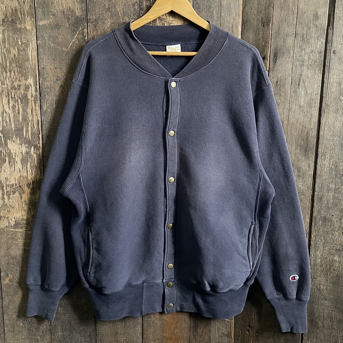Vintage Champion Reverse Weave Button Up Jacket