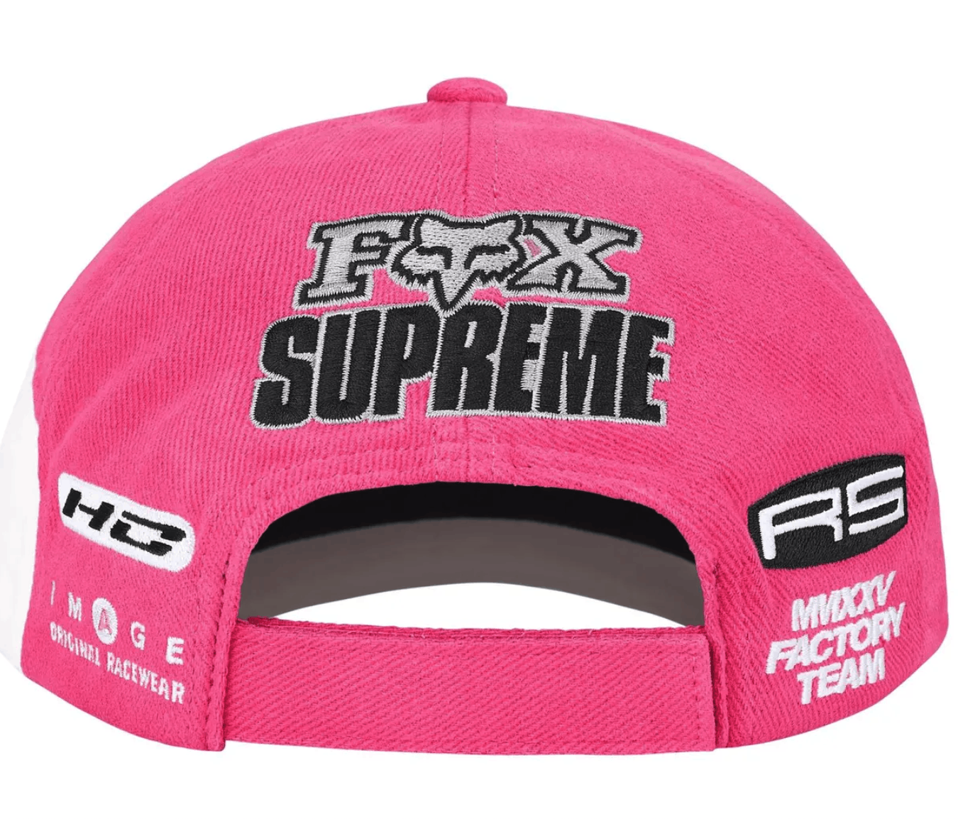 Supreme Supreme Fox Racing 6-Panel (FW25) White Size Adjustable Size ONE SIZE - 2 Thumbnail