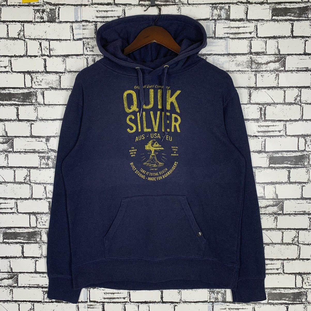 Quiksilver Vintage QuickSilver Hoodie QuickSilver Pullover Hoodie Size US L / EU 52-54 / 3 - 1 Thumbnail