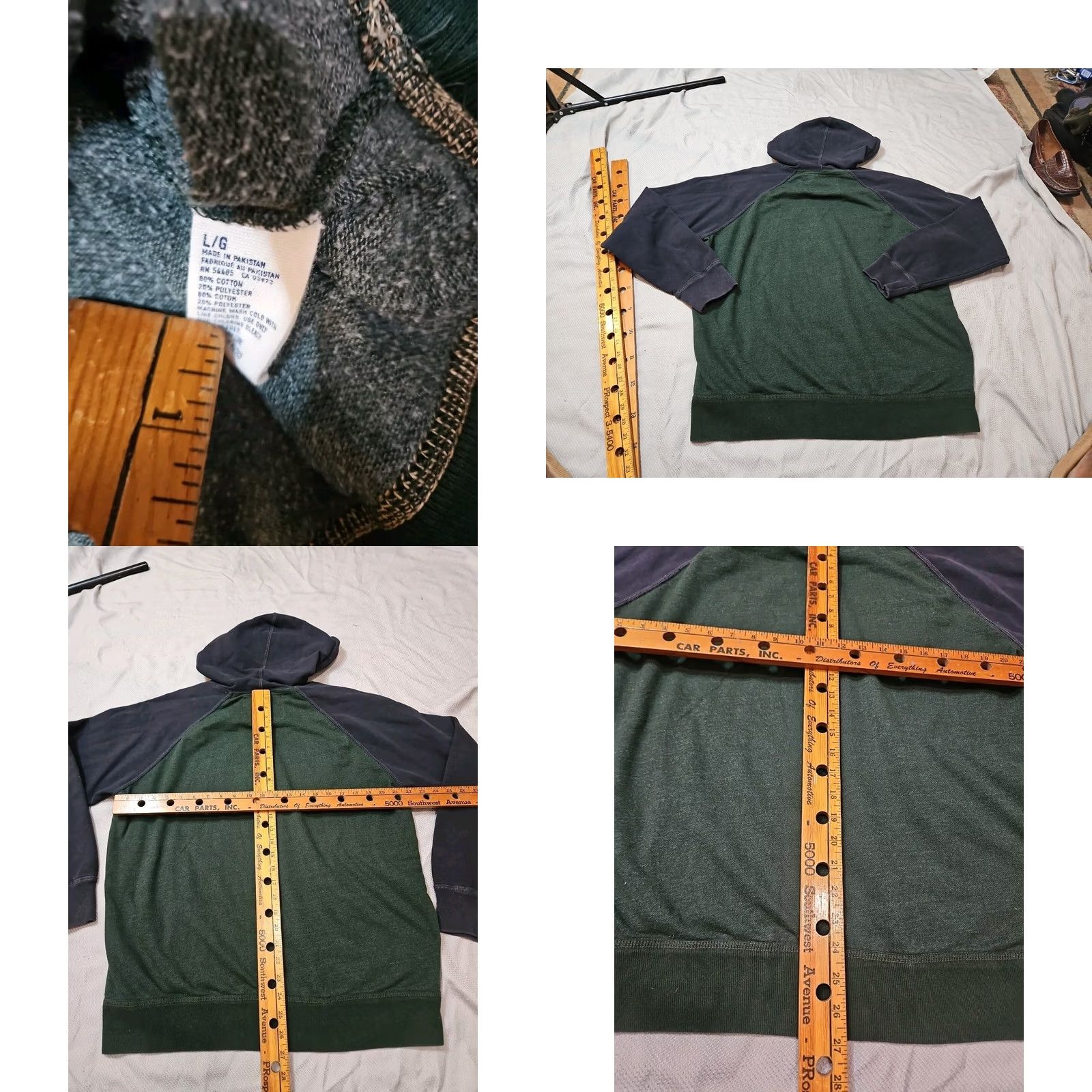 American Eagle Outfitters VINTAGE American Eagle Sweatshirt Mens Large Green Hoodie Eagle Graphic Print Shirt Top Size US L / EU 52-54 / 3 - 8 Thumbnail