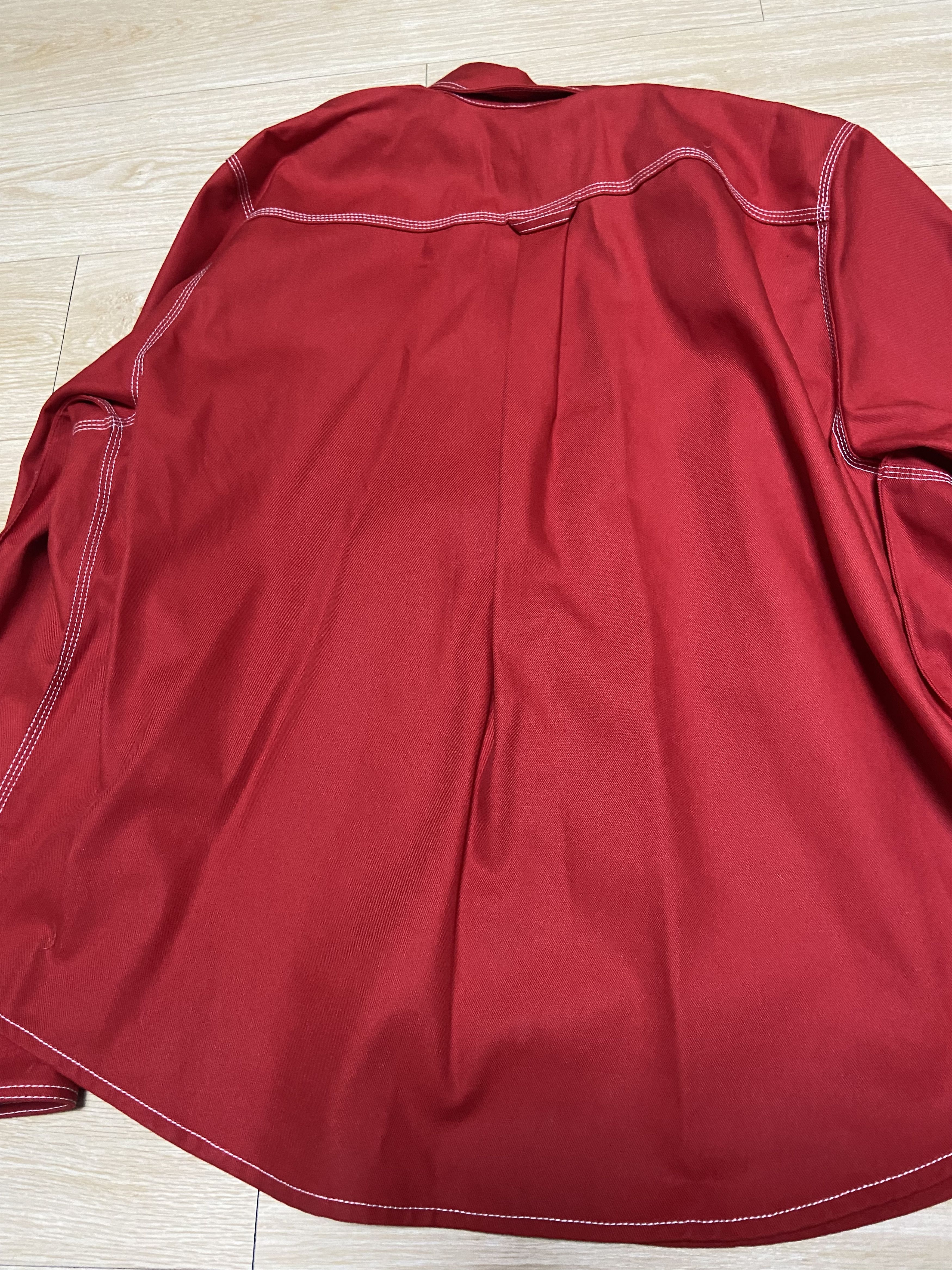 Carhartt × Vetements XS Vetements Carhartt oversized work jacket red Size US XS / EU 42 / 0 - 7 Thumbnail
