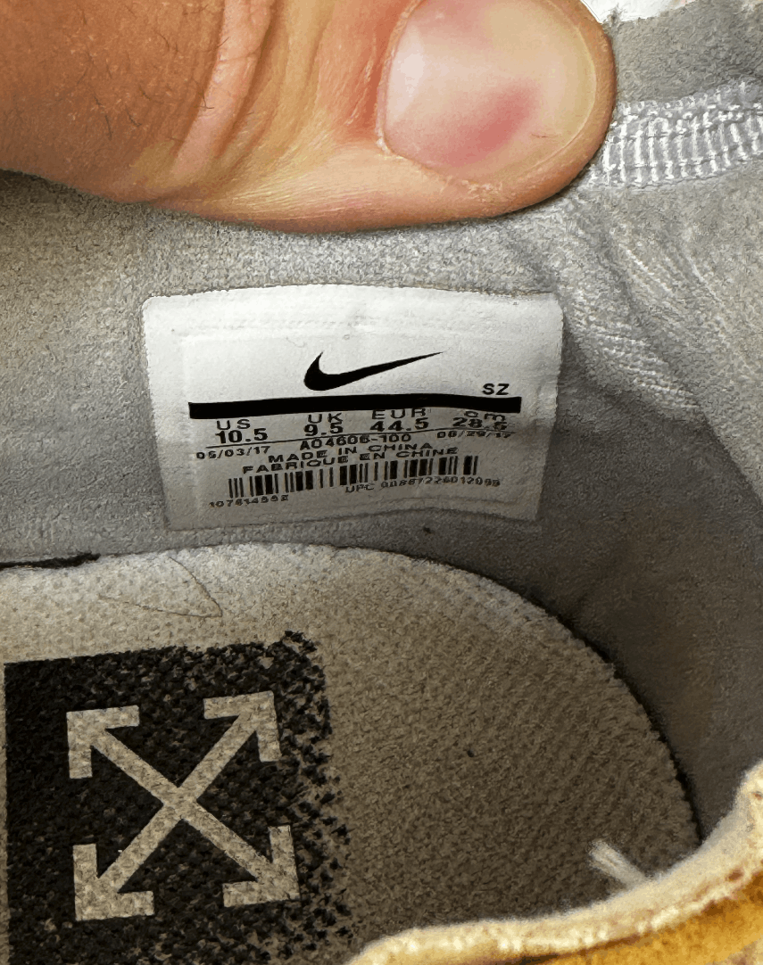 Nike × Off-White Nike Air Force 1 Off White White OG Size US 11.5 / EU 44-45 - 5 Thumbnail