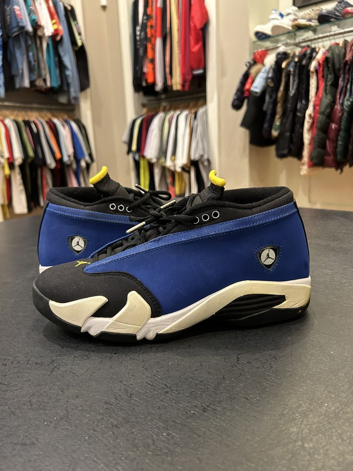 Jordan Brand Jordan 14 Retro Low ‘Laney’ Size US 8.5 / EU 41-42 - 1 Thumbnail