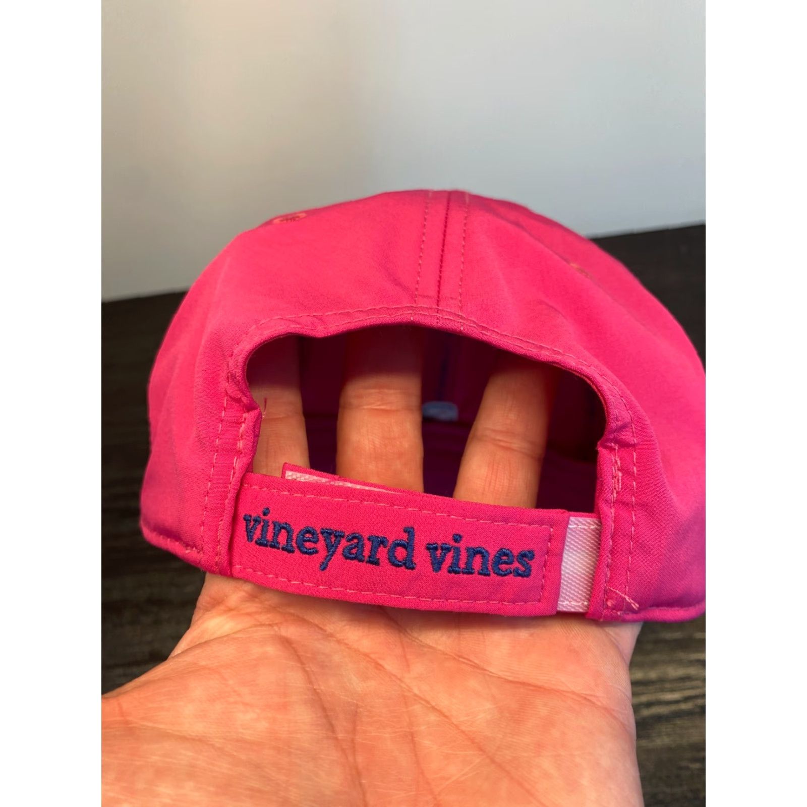 Vineyard Vines VINEYARD VINES Hat Mens One Size Pink Strapback Adjustable Whale Golf Tennis Baseball Cap Size ONE SIZE - 5 Thumbnail