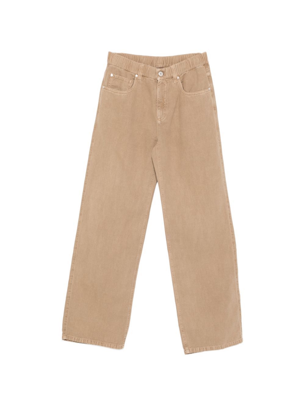 Brunello Cucinelli COTTON AND LINEN BLEND TROUSERS Size 32" / US 10 / IT 46 - 1 Thumbnail