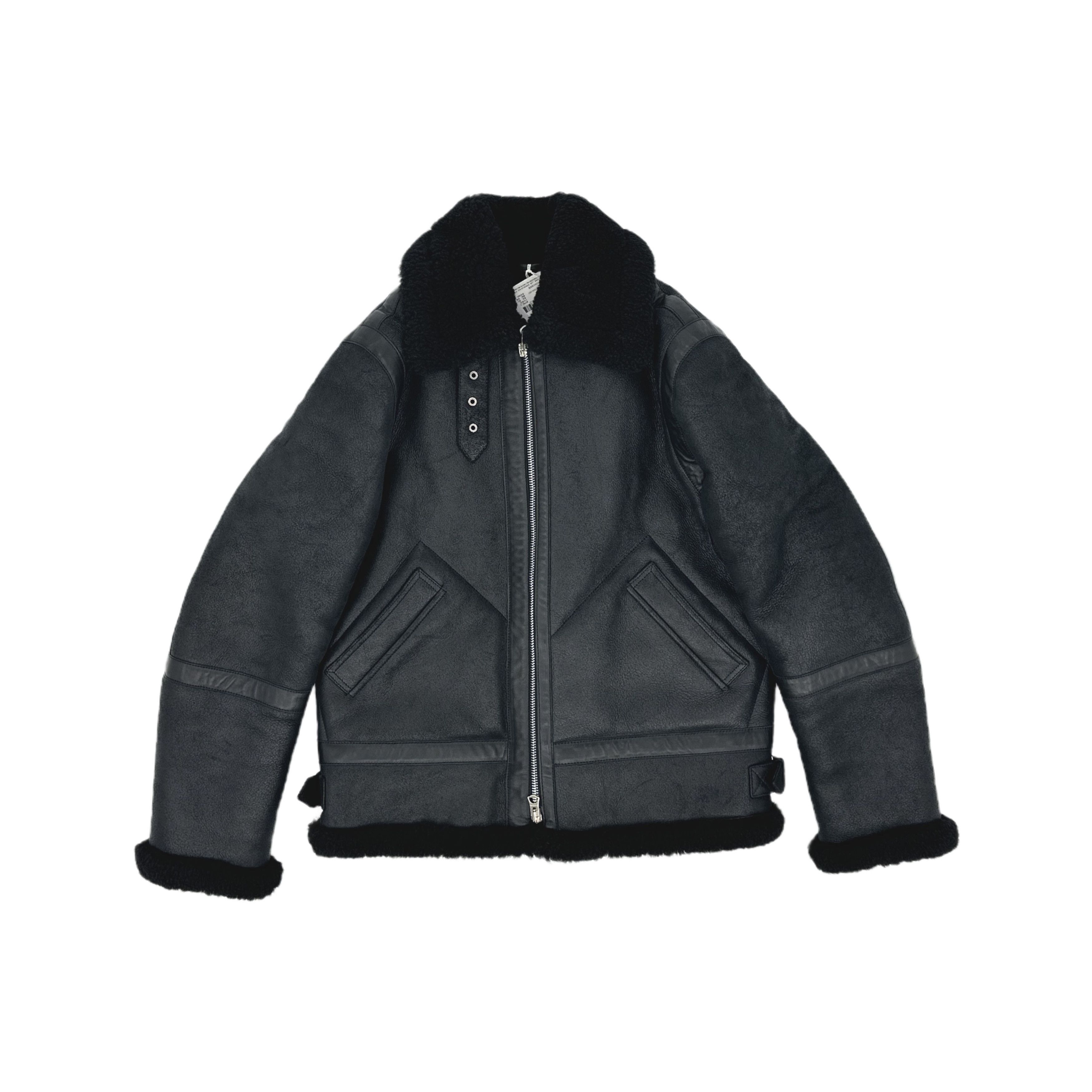 Acne Studios Aze Leather Jacket 46 | Grailed
