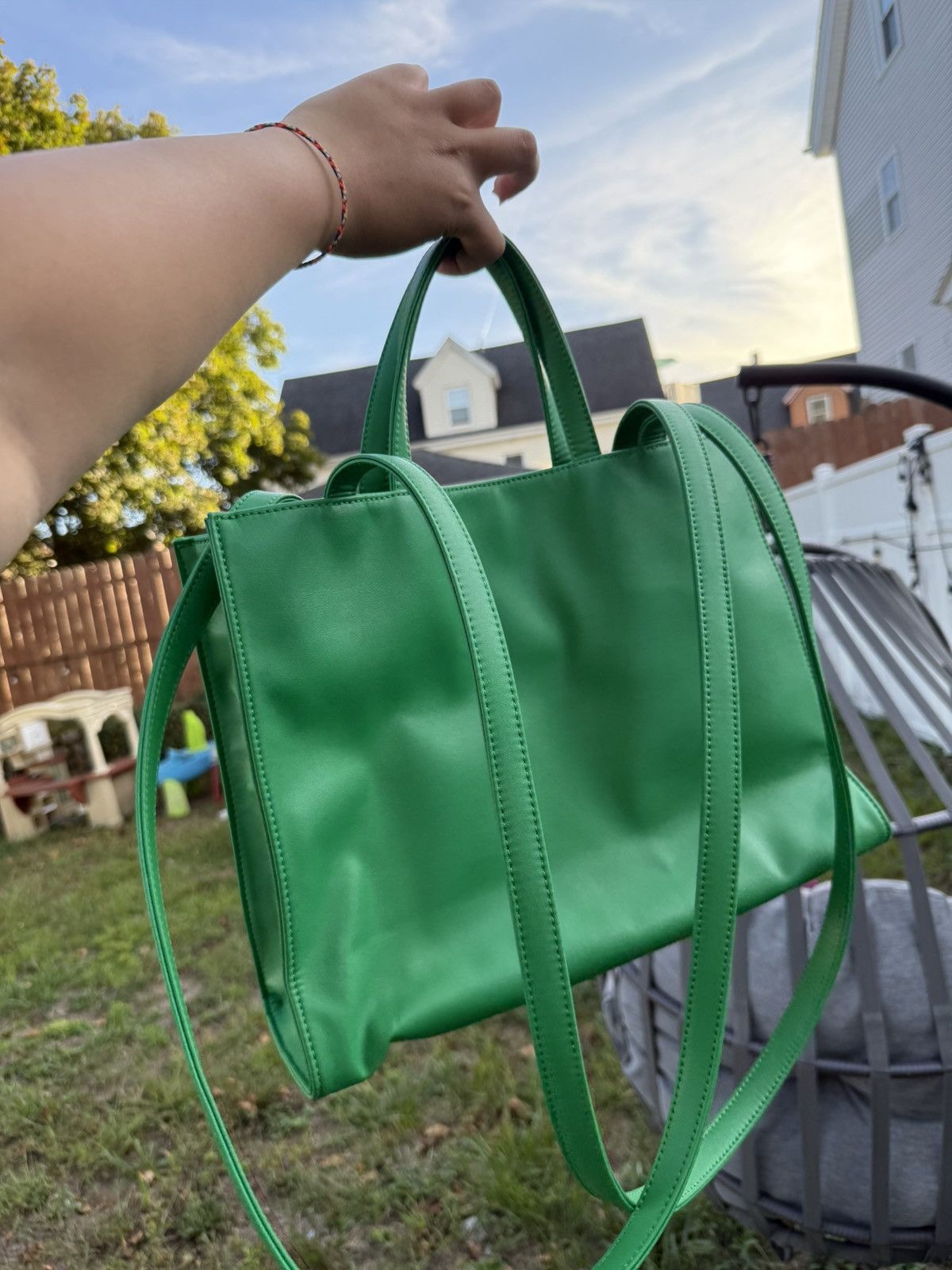 Telfar TELFAR GREENSCREEN MED SHOPPER Size ONE SIZE - 2 Thumbnail