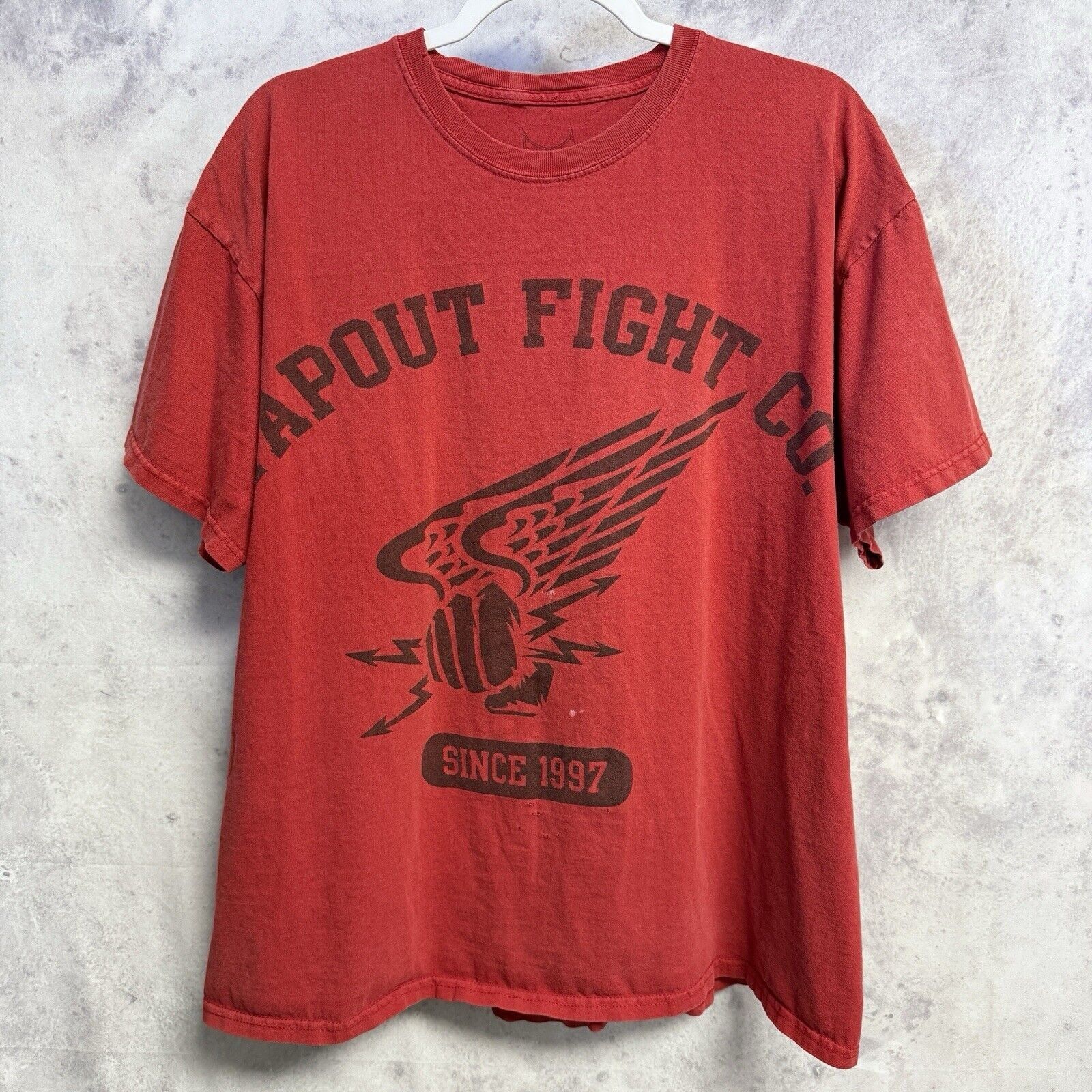 Tapout Tapout Fight Co T Shirt Mens 2XL Red Short Sleeve Streetwear Size US XXL / EU 58 / 5 - 1 Thumbnail