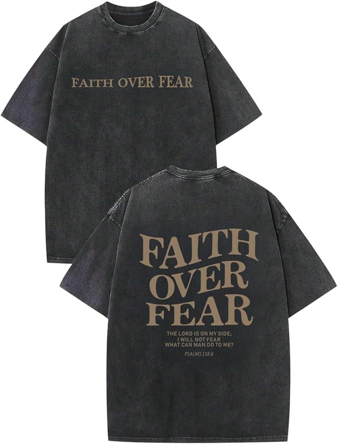 Other Men’s Oversized Acid Wash Religious T-Shirt Size US L / EU 52-54 / 3 - 3 Thumbnail
