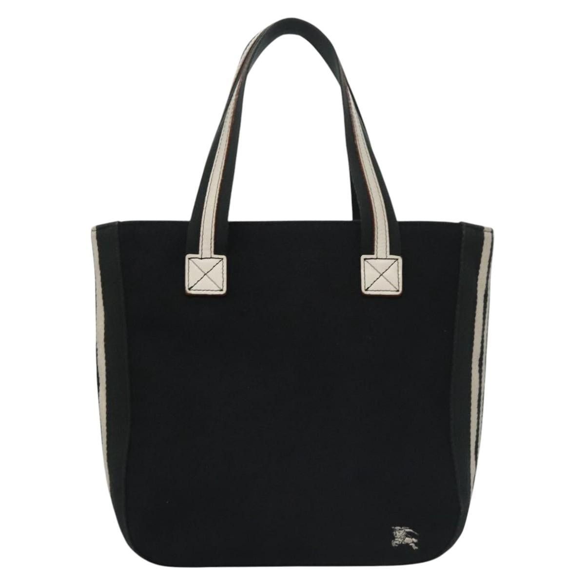 Burberry Burberry Tote Bag Canvas Black Size ONE SIZE - 13 Thumbnail