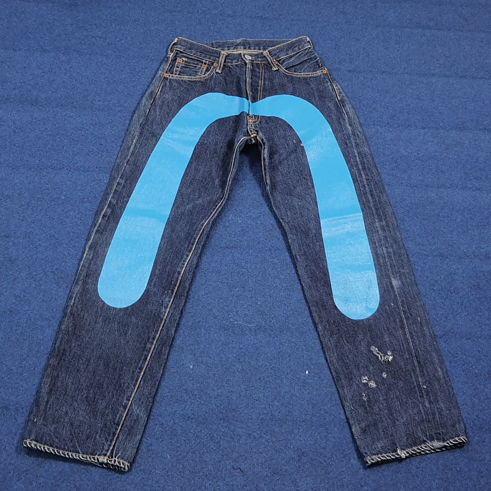 Vintage Evisu Jeans Selvedge Custom Daicock Denim C280N24
