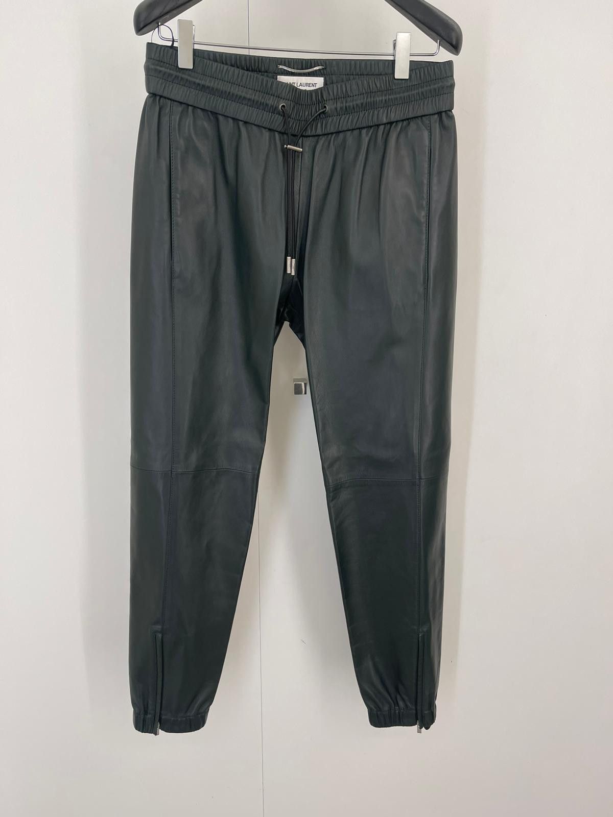 Saint Laurent Paris Sweatpants in Lambskin Size US 28 / EU 44 - 1 Thumbnail