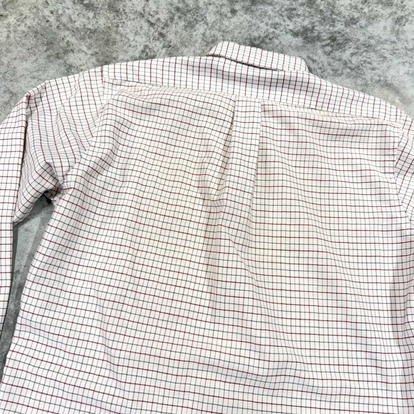 Vintage VINTAGE L.L. Bean Shirt Mens Medium White Check Button Down Long Sleeve Casual Size US M / EU 48-50 / 2 - 5 Thumbnail