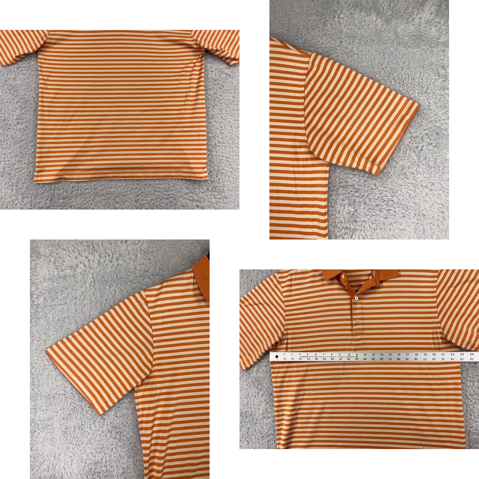 Vintage Greg Norman Polo Shirt Mens Large Orange Cotton Blend Golf Shirt Golfer Size US L / EU 52-54 / 3 - 8 Thumbnail