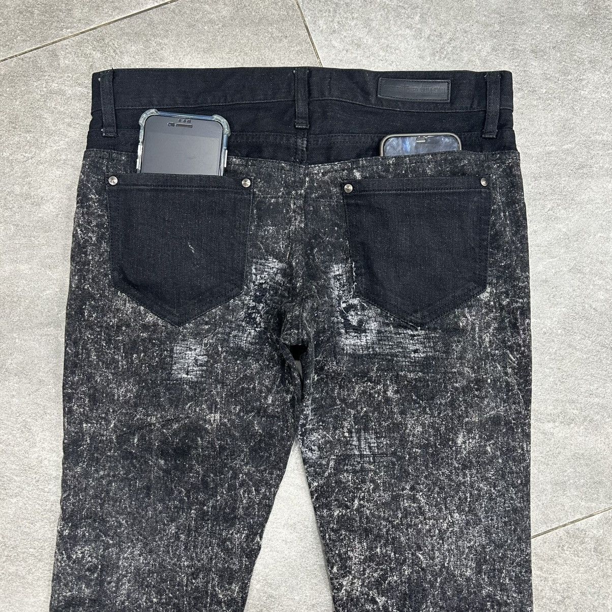 Diet Butcher Slim Skin RAREDiet Butcher Slim Skin 2016 Fall Winter Distrrssed Pants Size US 31 - 19 Thumbnail