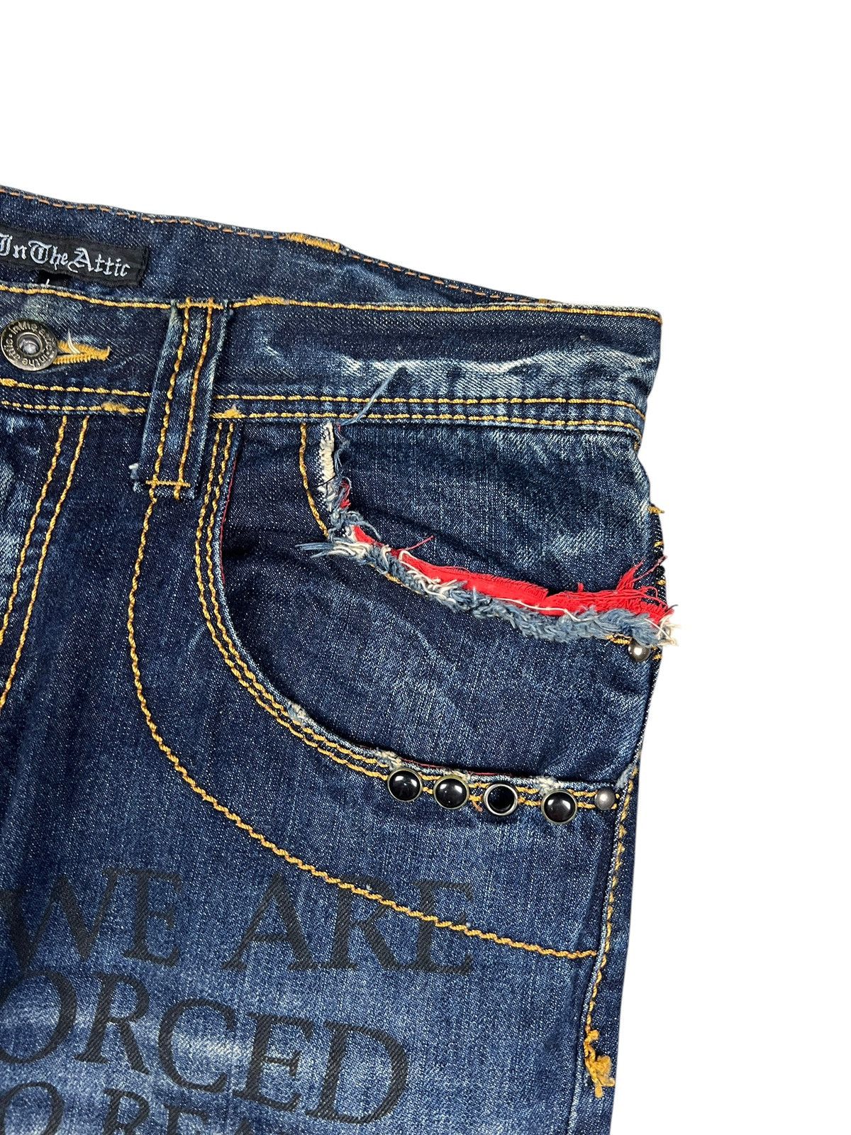 If Six Was Nine In The Attic Poem Denim Size US 34 / EU 50 - 7 Thumbnail