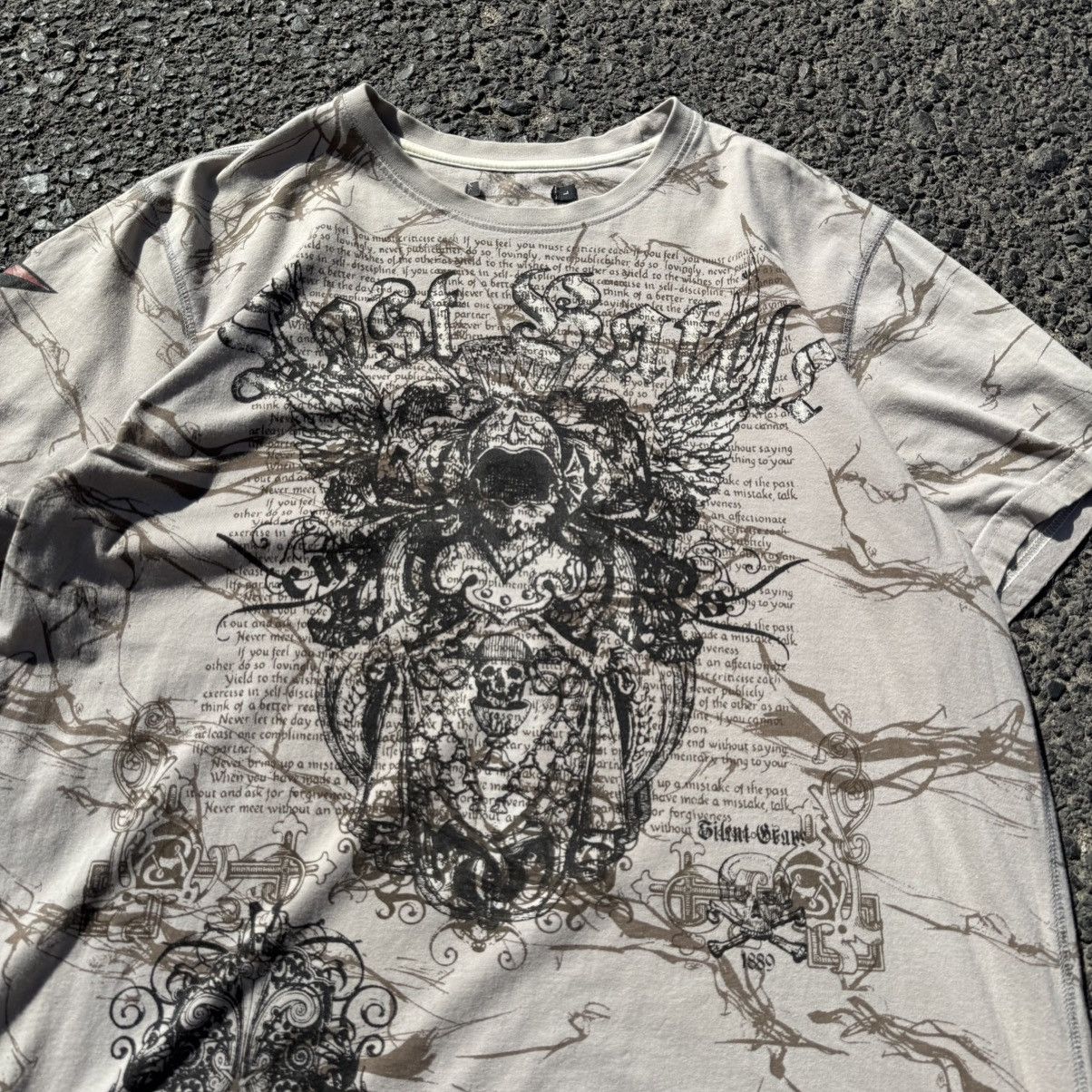 Affliction × Southpole × Tapout Affliction Type Dust Camo Tees Lost Battle y2k drain swag Size US M / EU 48-50 / 2 - 2 Thumbnail