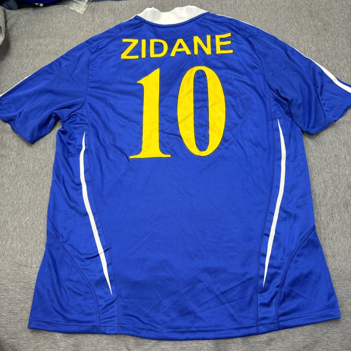 Adidas 2008 Match Against Poverty Charity Match shirt #10 Zidane Size US XL / EU 56 / 4 - 2 Thumbnail