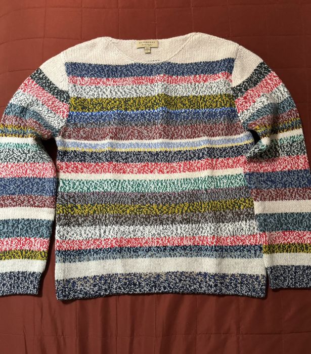 Burberry multicolor store sweater