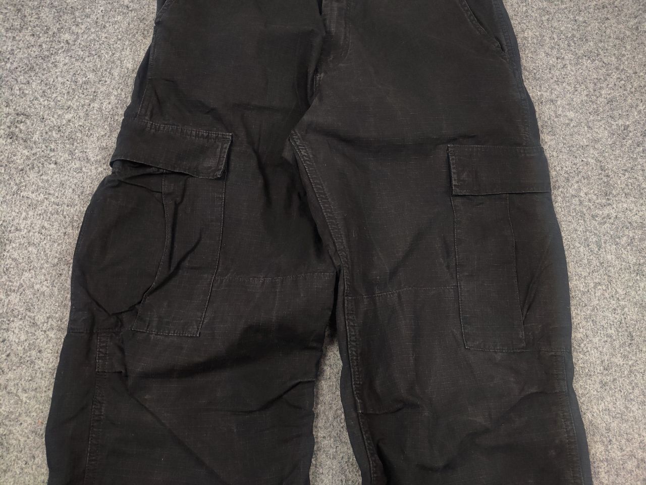 Carhartt Vintage Carhartt Wip Cargo Pants Black Faded Ripstop Y2K Size US 34 / EU 50 - 6 Thumbnail