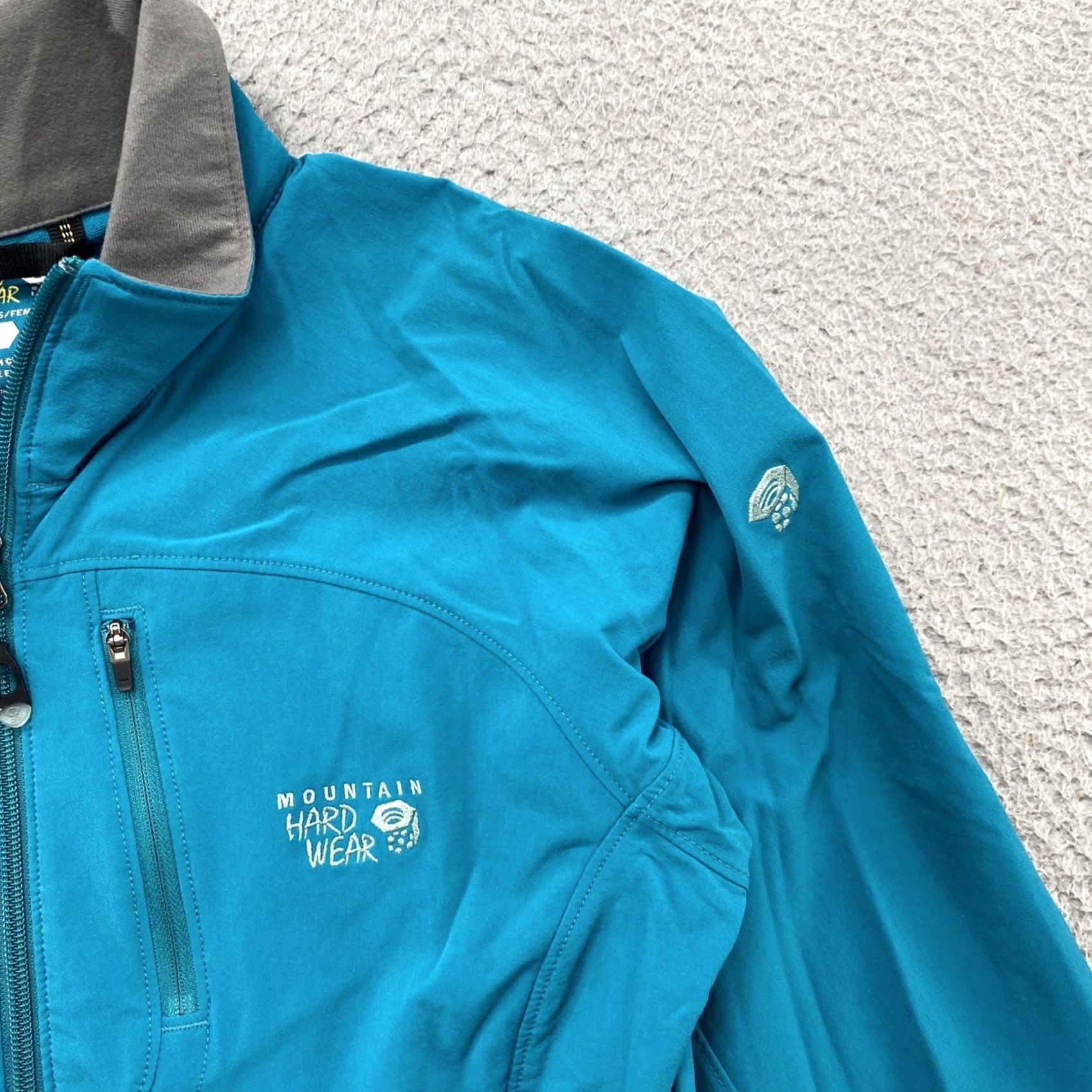 Mountain Hardwear Mountain Hardwear Women’s Blue Full Zip Stretch Jacket M Nylon Waterproof Jacket Size M / US 6-8 / IT 42-44 - 2 Thumbnail