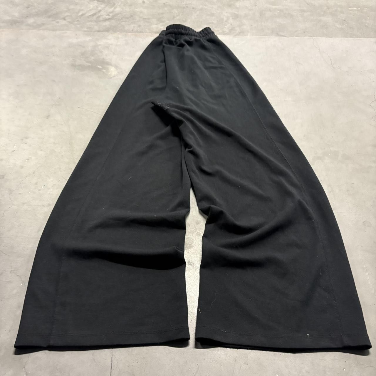 Vintage Crazy Vintage Y2K/2000s Super Baggy Wideleg Black Sweatpants! Size US 32 / EU 48 - 5 Thumbnail