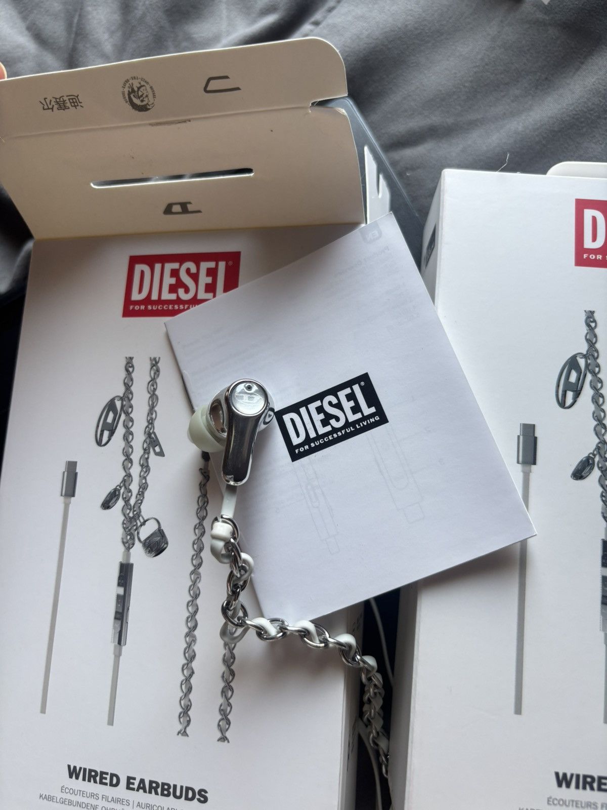 Diesel Diesel Charm Wired Earbuds Size ONE SIZE - 4 Thumbnail
