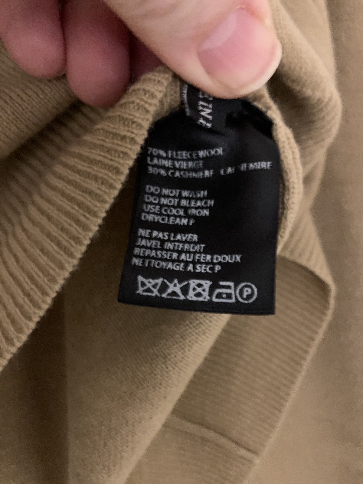 Haider Ackermann Camel round neck sweater Size US L / EU 52-54 / 3 - 4 Thumbnail