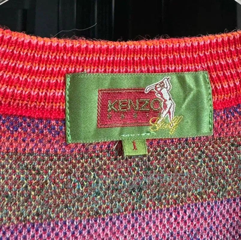 Kenzo Kenzo Red Wool Sweater Vest for Women . Size XXS / US 00 / IT 34 - 3 Thumbnail