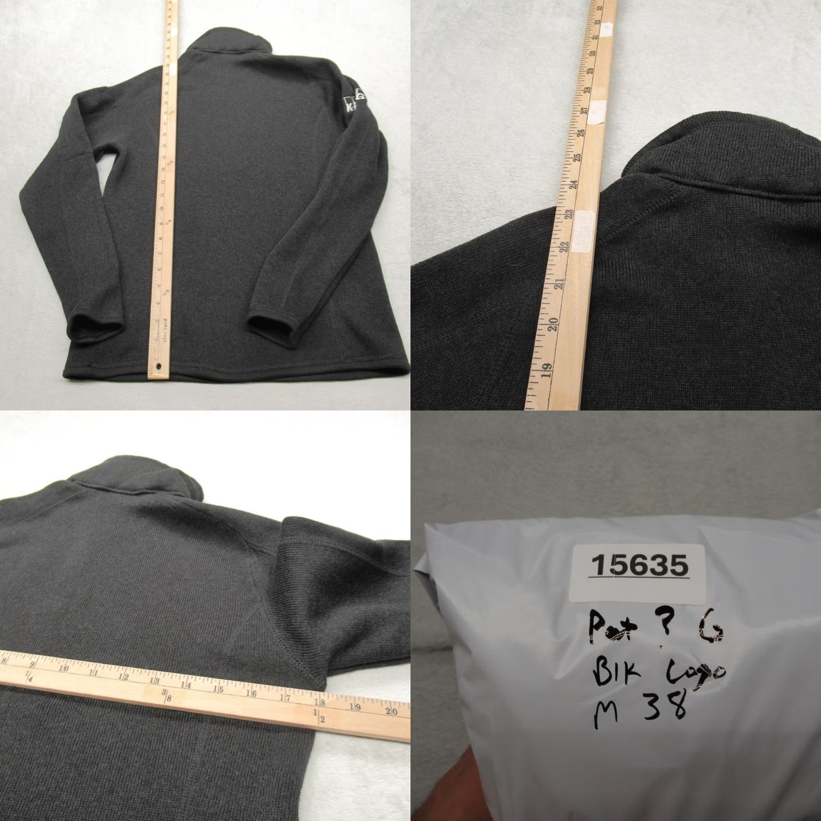 Patagonia Patagonia Sweatshirt Womens Small Black 1/4-Zip Fleece Logo Embroidered Zipper Pocket Size S / US 4 / IT 40 - 8 Thumbnail