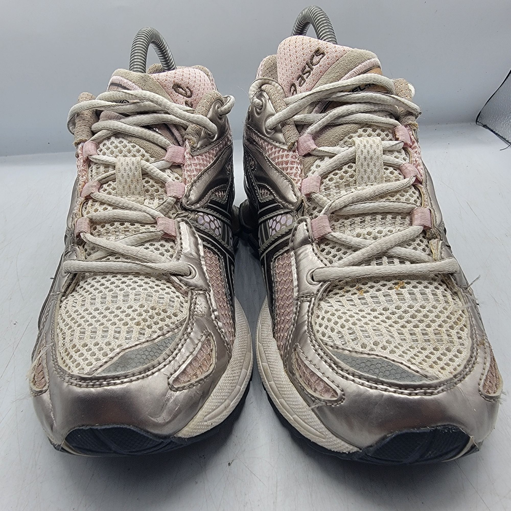 Asics Asics Gel Quantum Kinetic Womens 7.5 Silver Pink Sneaker Sho Size US 7.5 / IT 37.5 - 2 Thumbnail