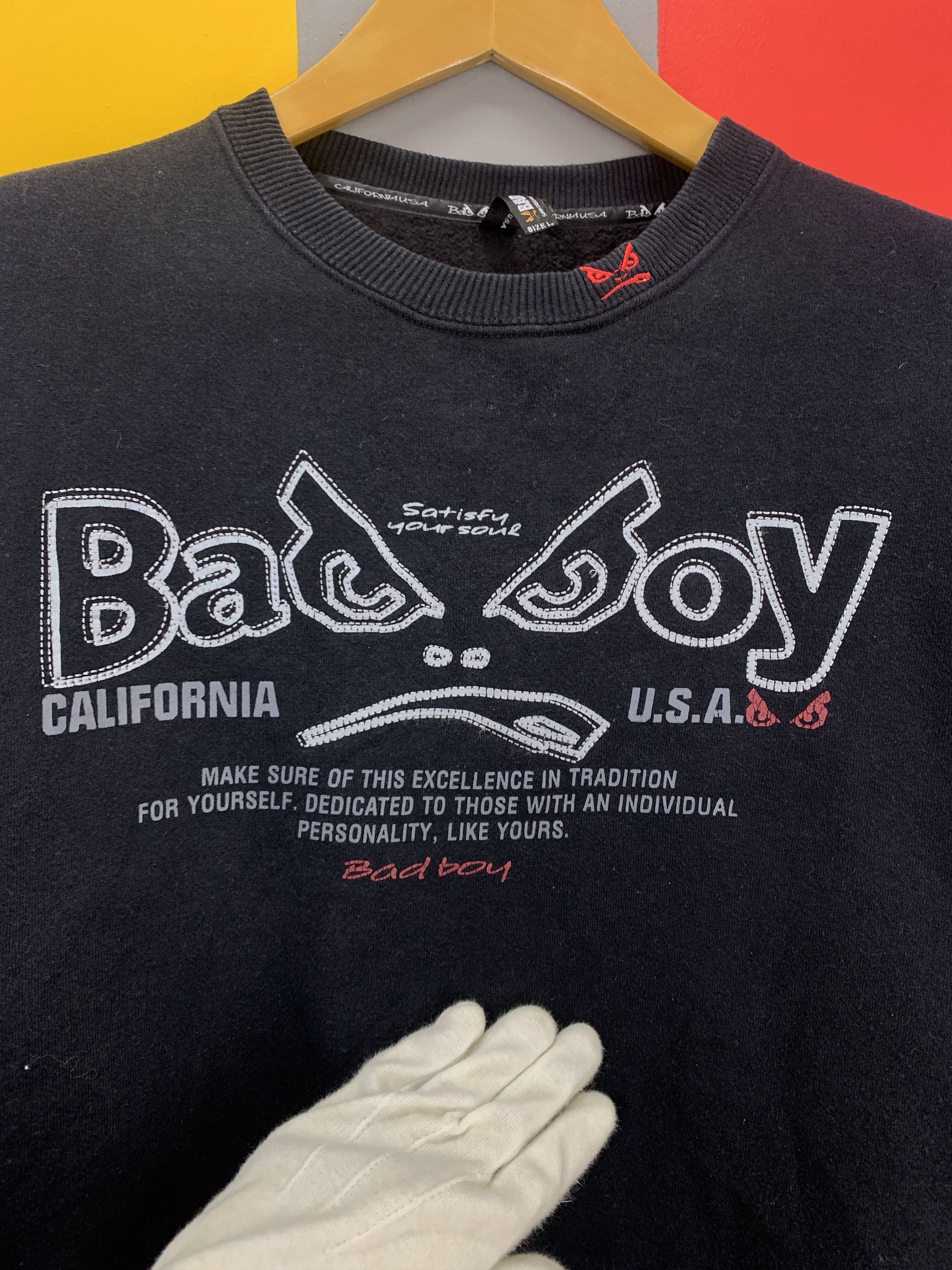 Other BAD BOY Crew Neck Sweatshirt #2164/19 Size US L / EU 52-54 / 3 - 2 Thumbnail