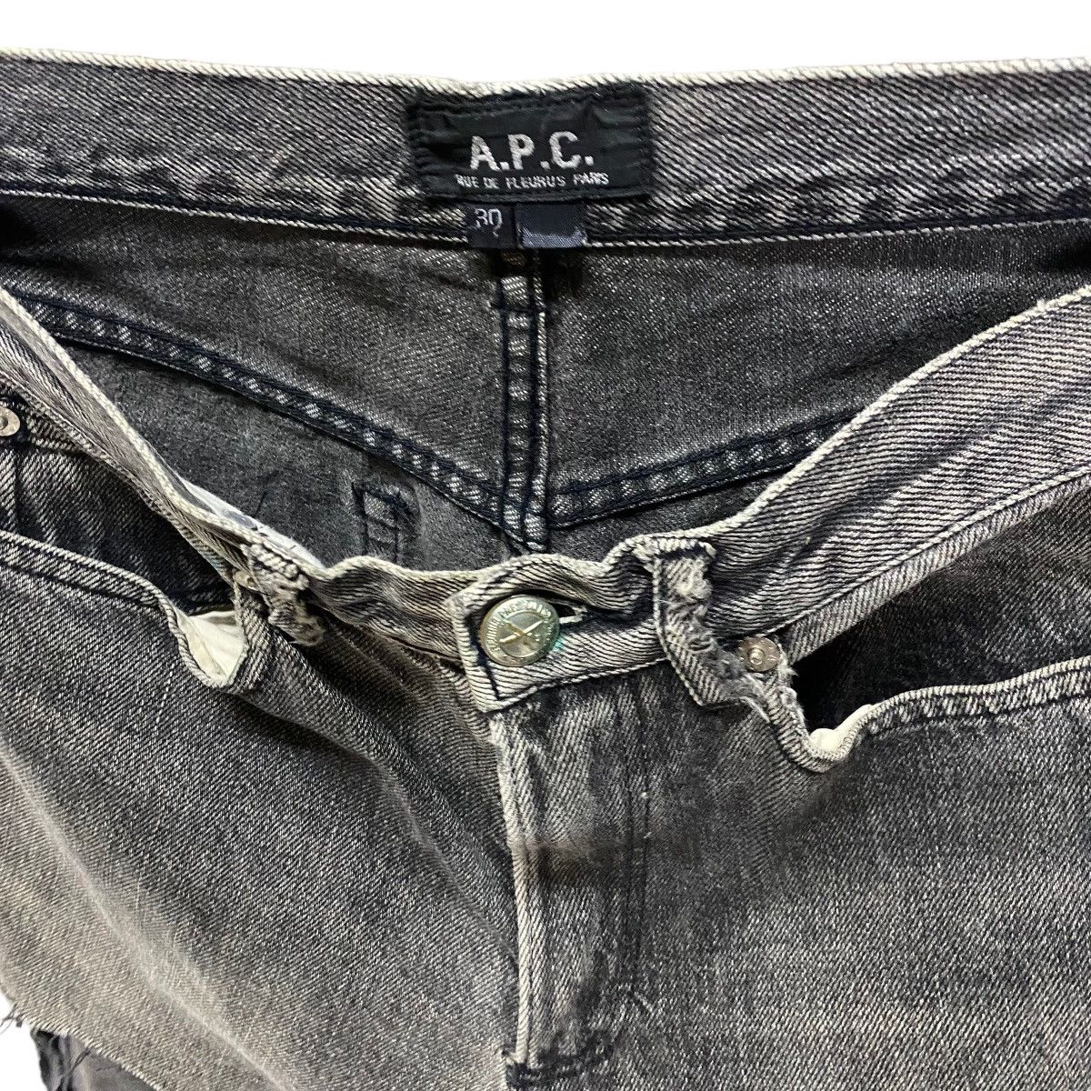 A.P.C. × Japanese Brand APC distressed denim pant Size US 30 / EU 46 - 11 Thumbnail
