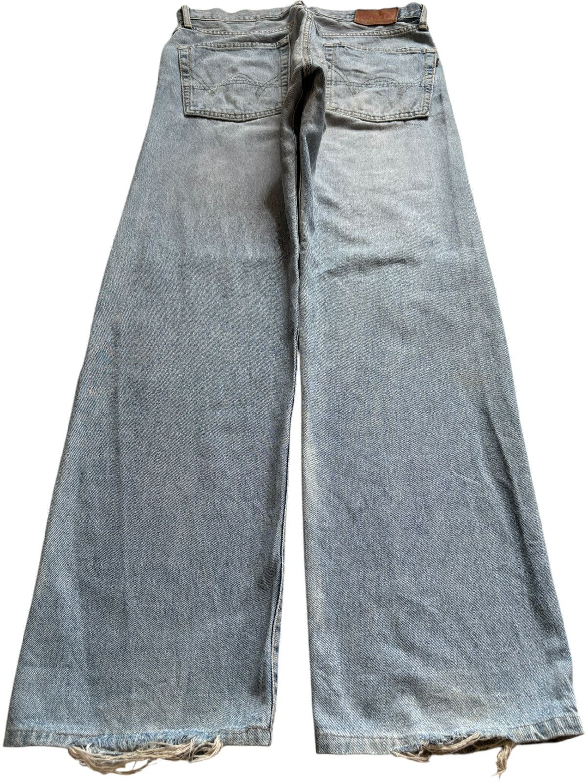 Edwin × Japanese Brand Vintage Edwin 505 X Selvedge Faded Wash Rip Baggy Jeans Size US 32 / EU 48 - 3 Thumbnail