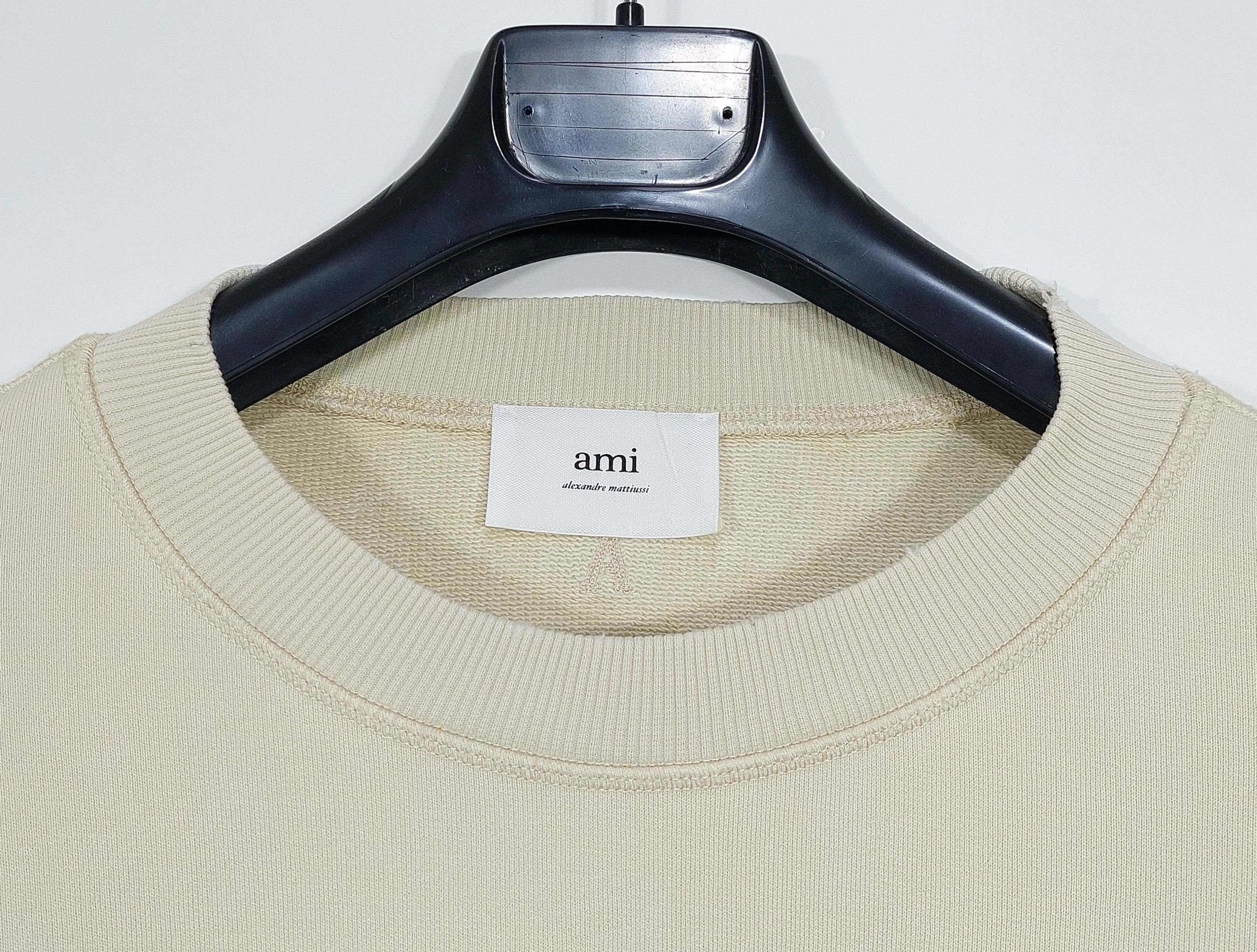 AMI fade out sweatshirt - ivoire XXL Size US XXL / EU 58 / 5 - 2 Thumbnail