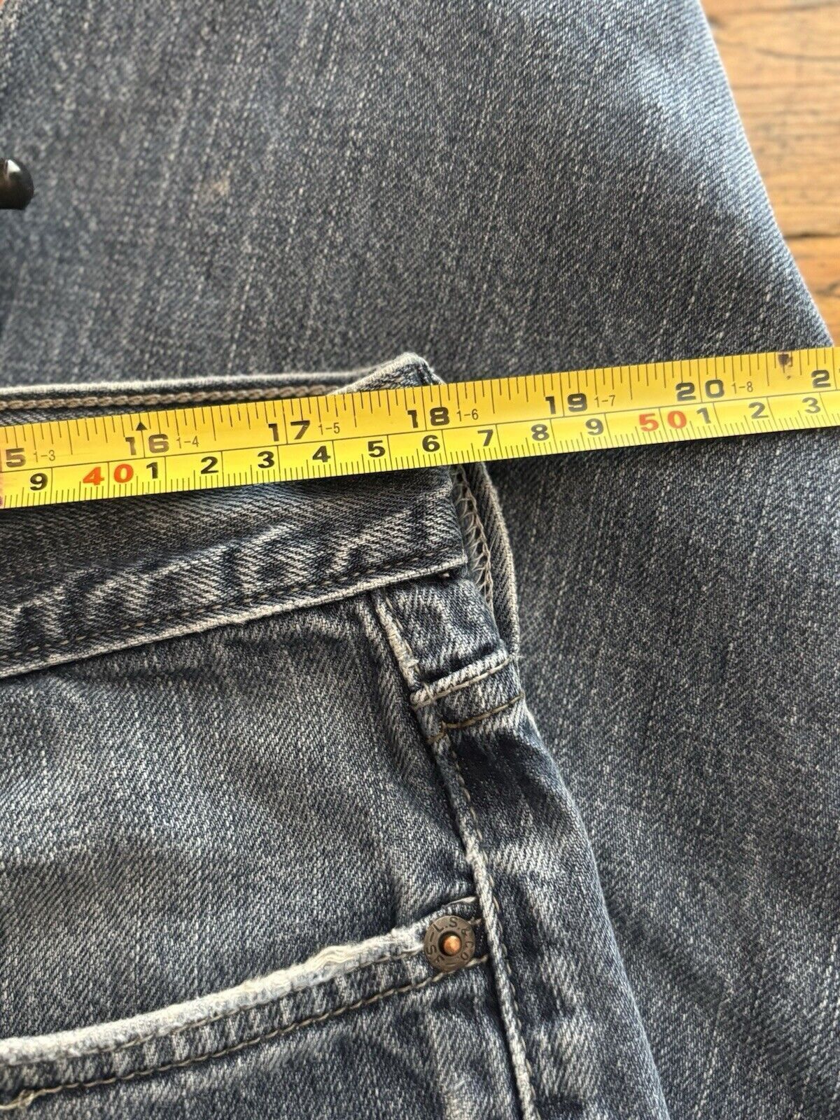 Levi's Levis 514 Jeans Distressed Mens 36x30 Blue Slim Straight Size US 36 / EU 52 - 7 Thumbnail
